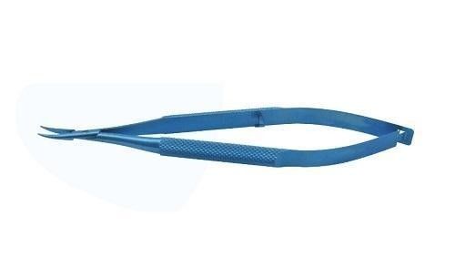 Изогнутый хирургический инструмент подсказки офтальмический держатель иглы 110 Мм